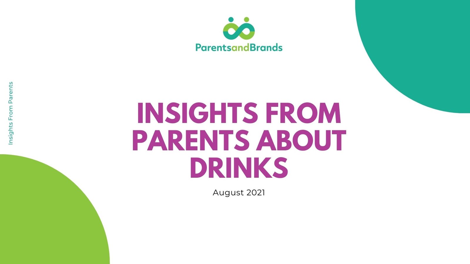 Insights from Parents about Drinks